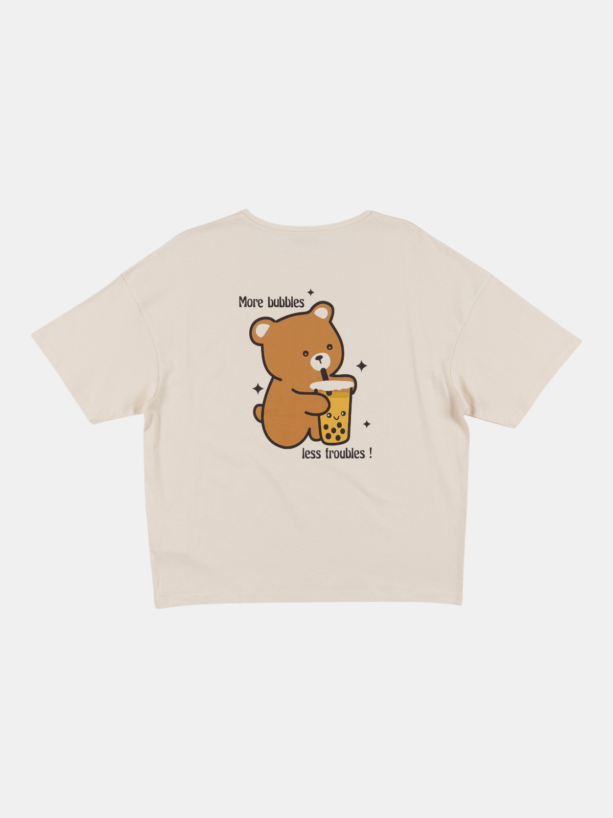 T-shirt motif bubble team fille (XXS-M)