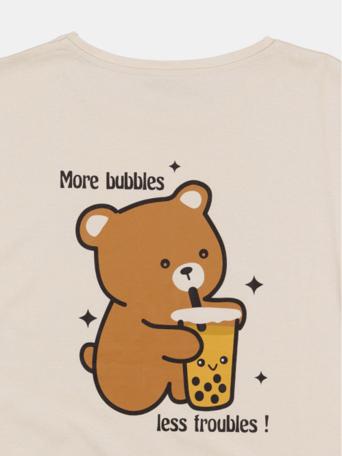 T-shirt motif bubble team...