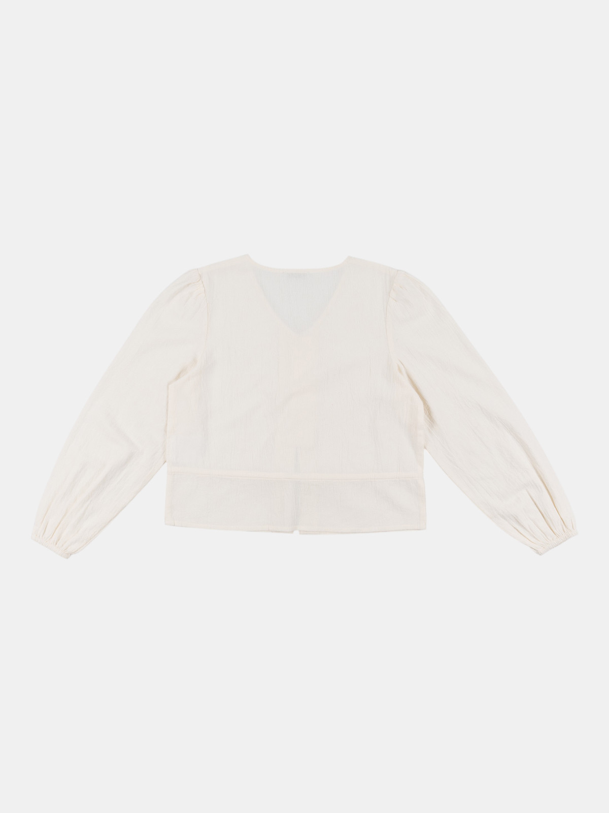 Blouse boutonnée et noeud fille (XXS-M) Blouse boutonnée et noeud fille (XXS-M)