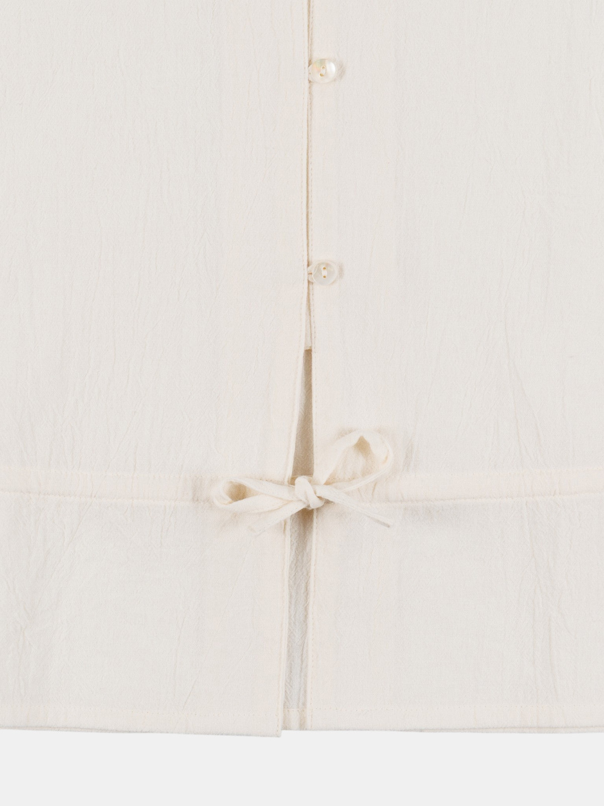 Blouse boutonnée et noeud fille (XXS-M) Blouse boutonnée et noeud fille (XXS-M)