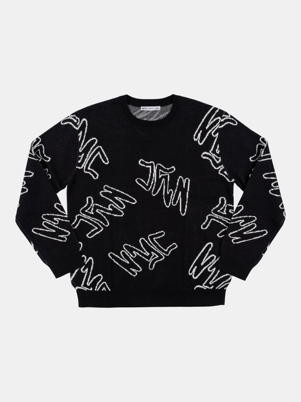 Pull noir urban street garçon (XXS-M) Pull noir urban street garçon (XXS-M)
