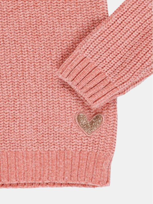 Pull maille chenille fille...