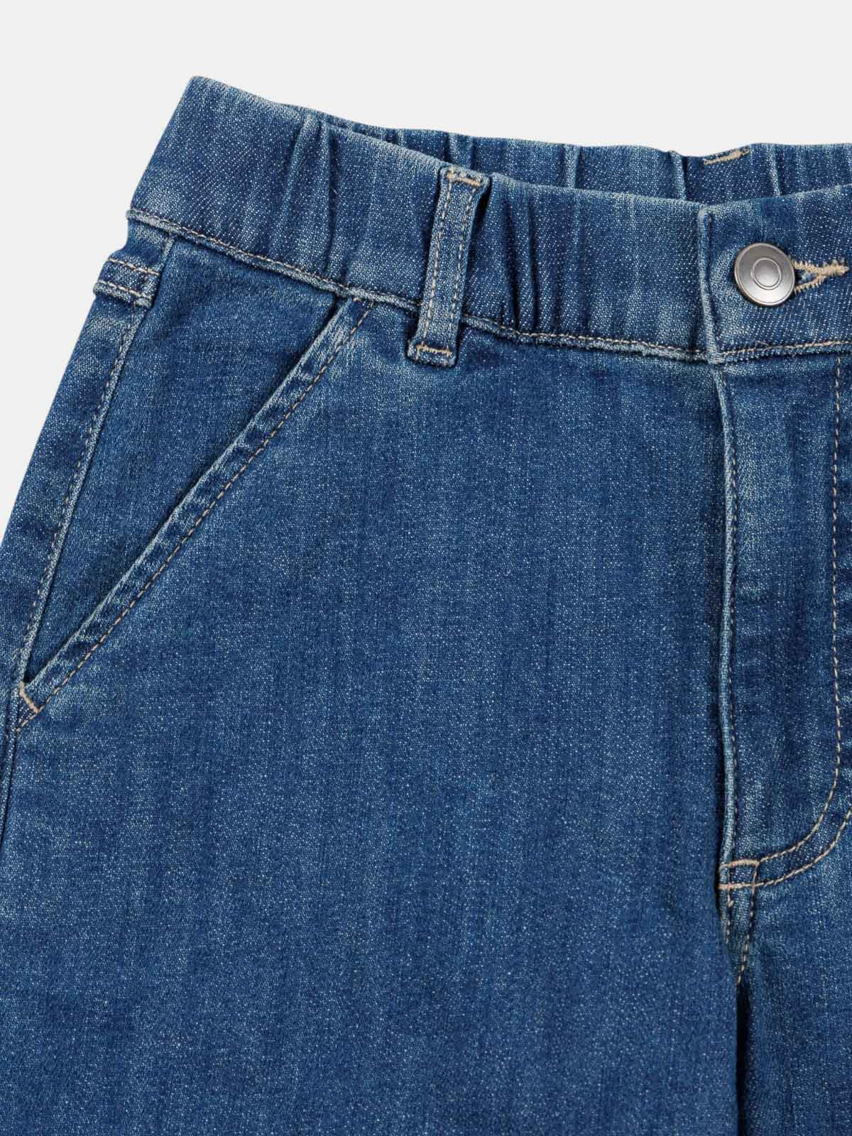 Jean barrel denim stone garçon (3-8A)