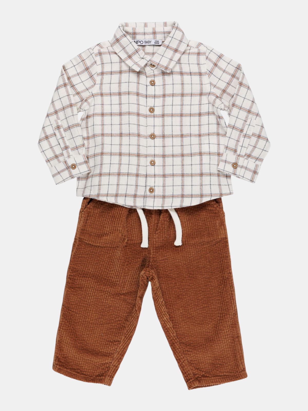 Ensemble chemise pantalon garçon (6-36M) Ensemble chemise pantalon garçon (6-36M)