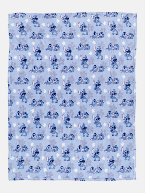 Plaid polaire bleu 130x160...