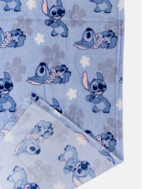 Plaid polaire bleu 130x160...