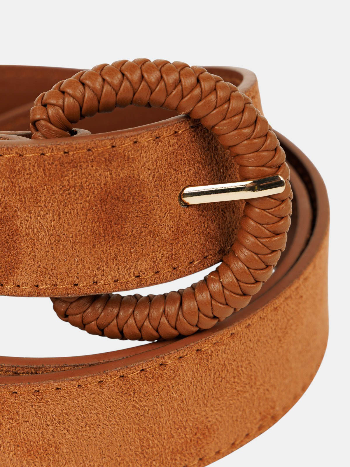 Ceinture camel femme
