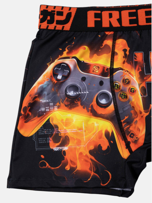 Boxer FREEGUN motif gaming...