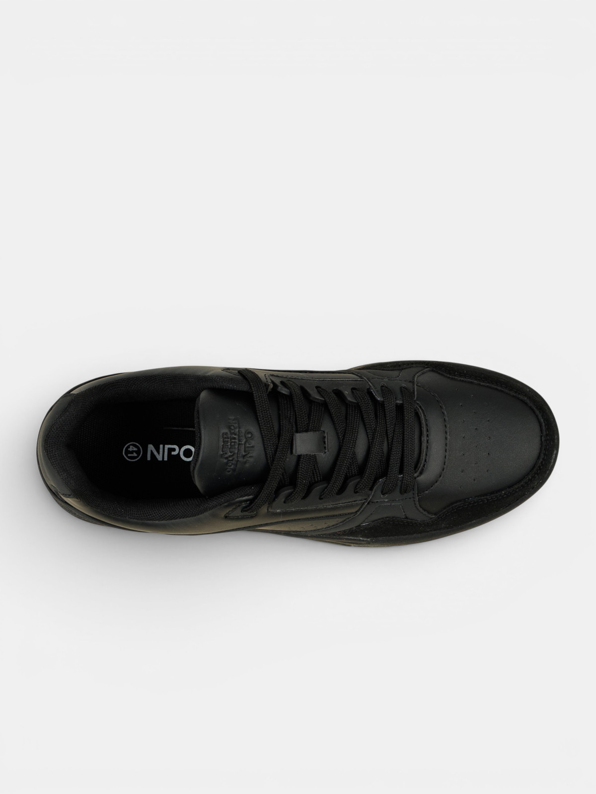 Baskets à lacets noires homme (40-46) Baskets à lacets noires homme (40-46)