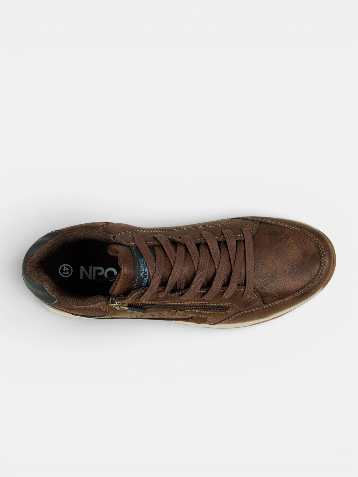 Basket à lacet marron homme (40-46)