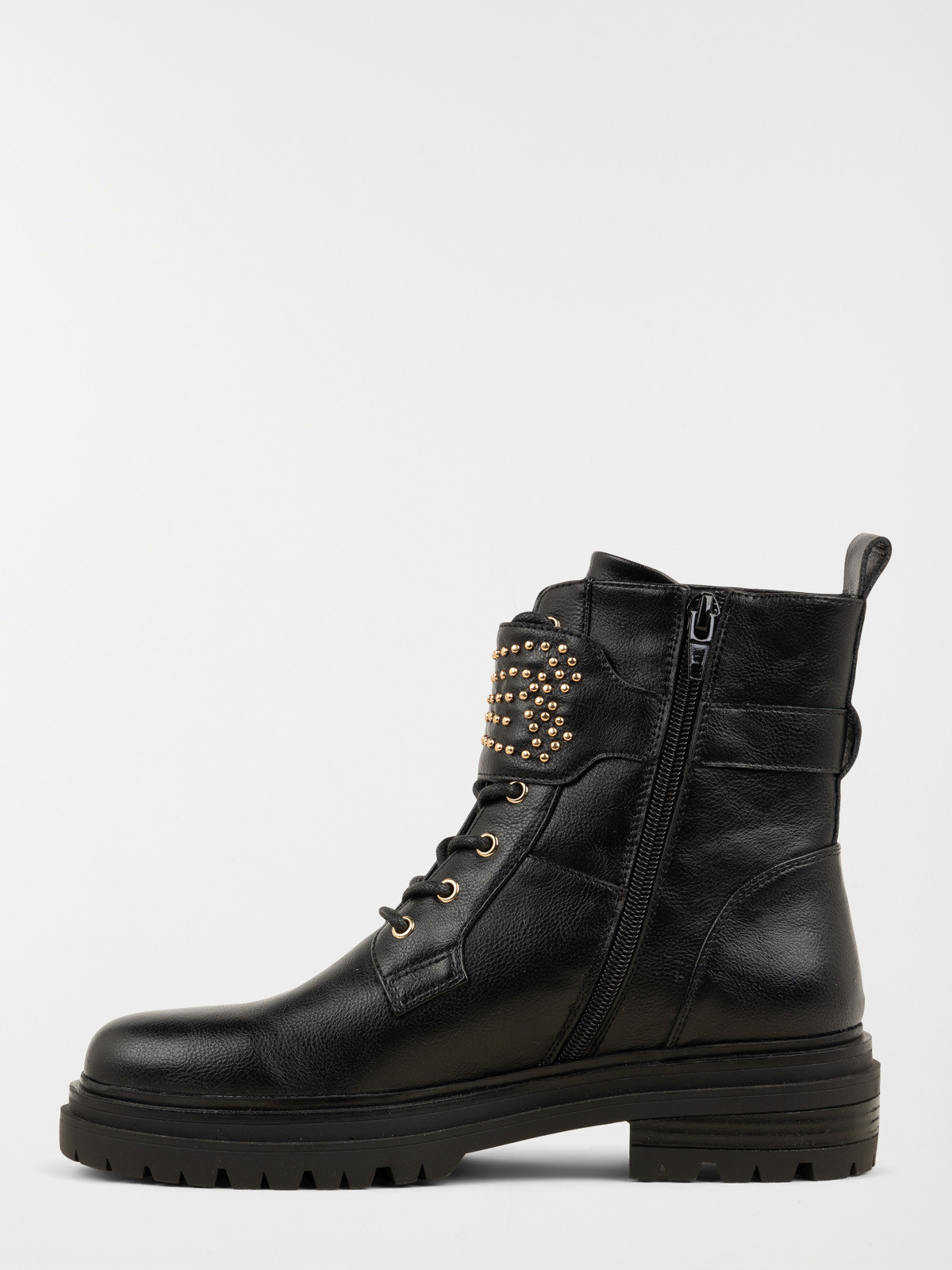 Bottines à lacets studs femme (36-41)