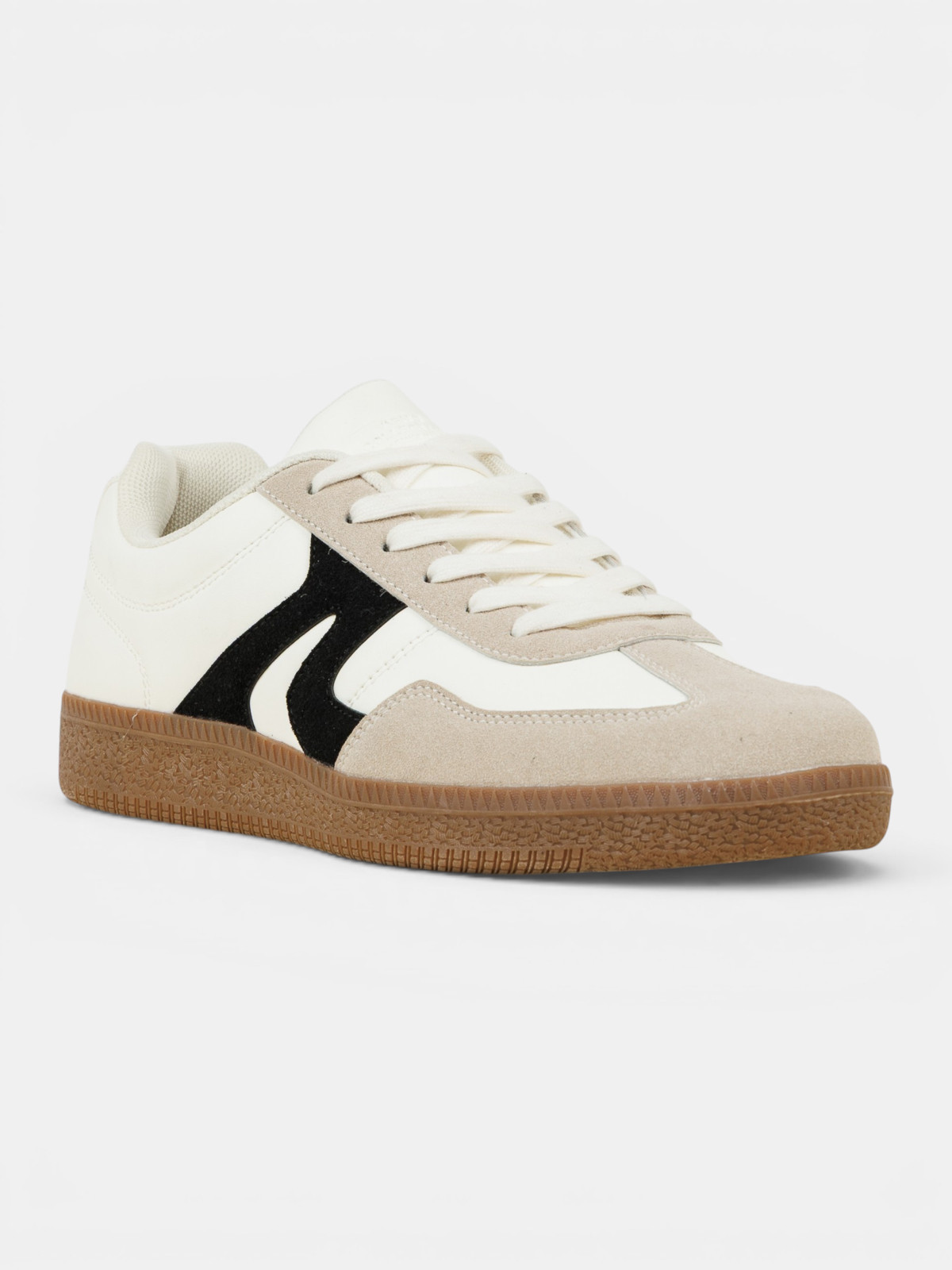 Basket blanche bande noire homme (41-46) Basket blanche bande noire homme (41-46)