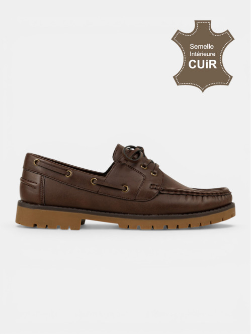 Chaussure bateau marron...
