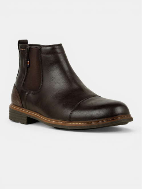 Boots coloris marron homme...