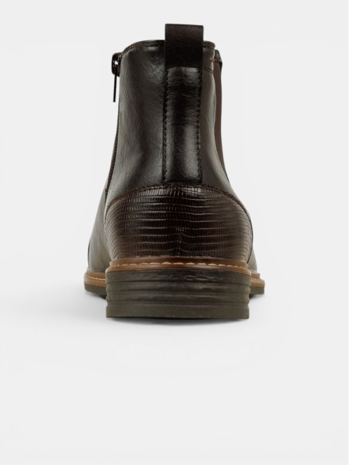 Boots coloris marron homme...