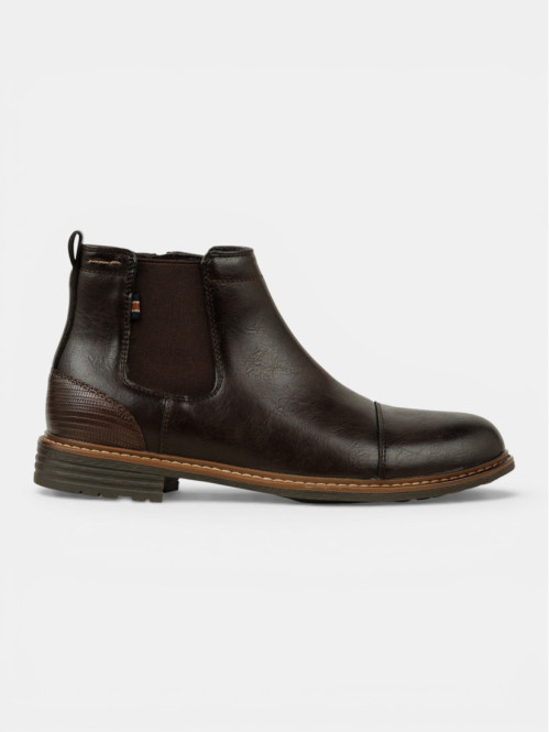 Boots coloris marron homme...