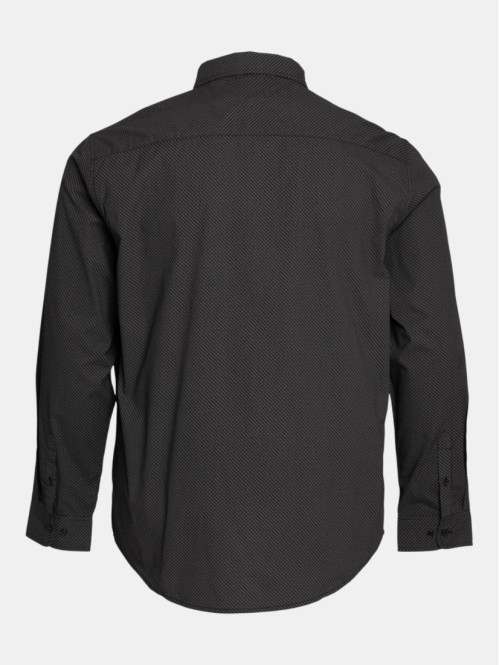 Chemise noire grande taille...