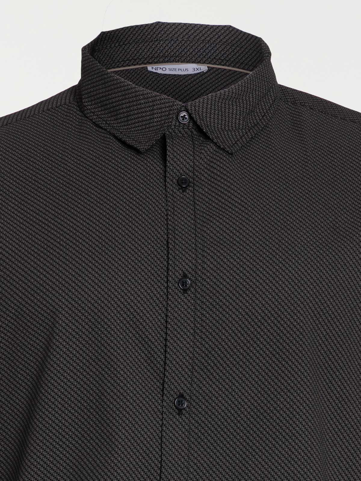 Chemise noire grande taille homme Chemise noire grande taille homme