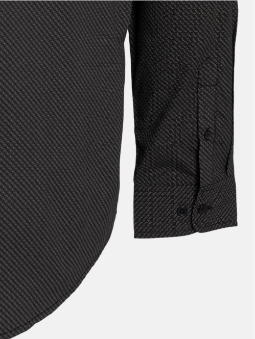 Chemise noire grande taille...