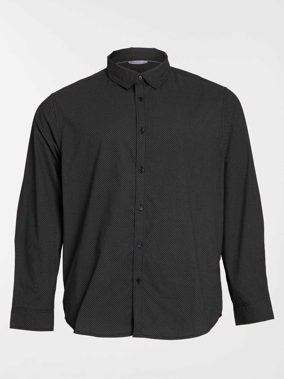 Chemise noire grande taille homme Chemise noire grande taille homme