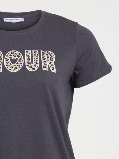 T-shirt Amour grande taille...