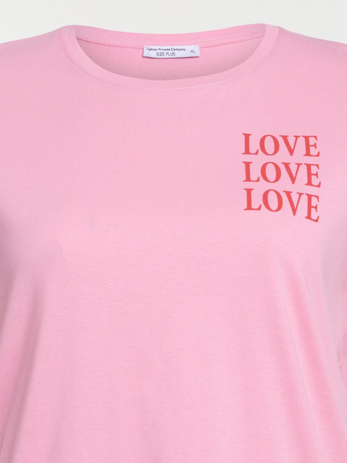 T-shirt Love grande taille femme T-shirt Love grande taille femme