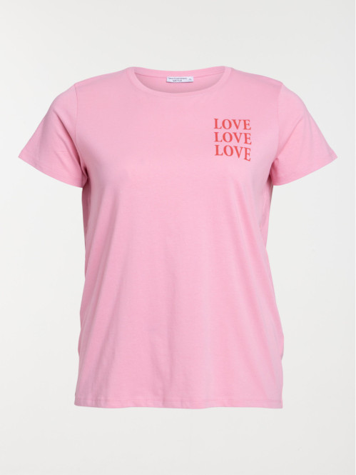 T-shirt Love grande taille...