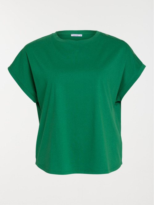 T-shirt vert grande taille...