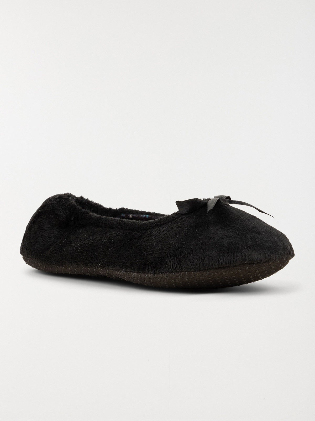 Chausson ballerine noir femme (36-41)