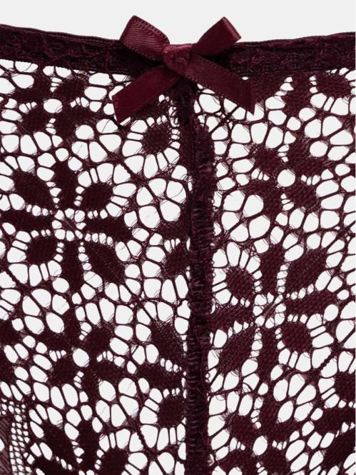 Culotte dentelle bourgogne...