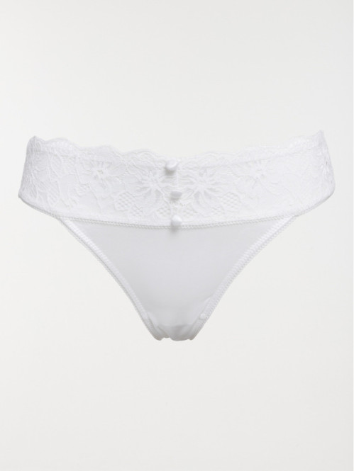 Culotte blanc polaire femme...