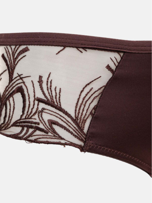 Shorty dentelle florale...