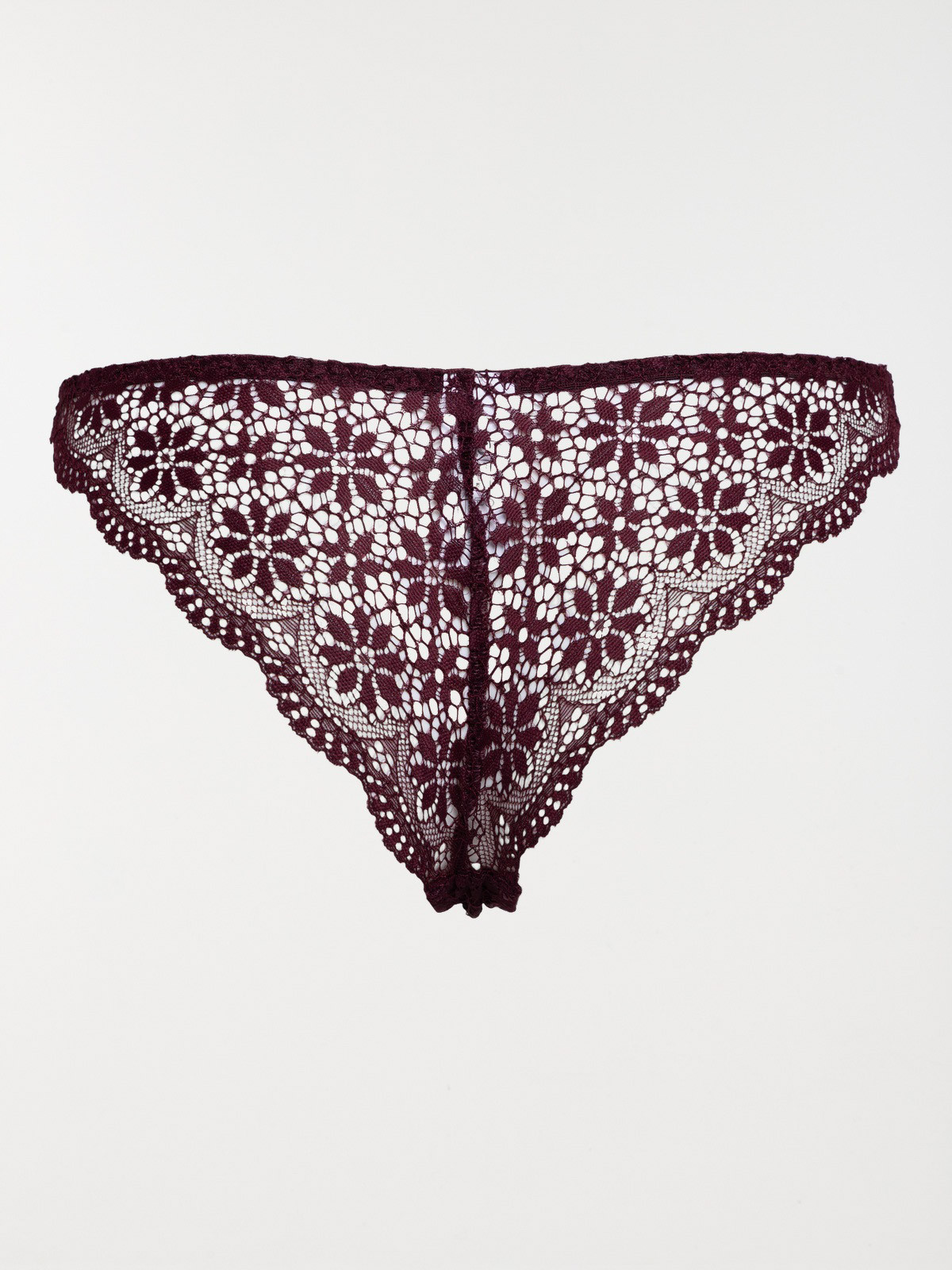 Tanga dentelle bourgogne femme (S-XL) Tanga dentelle bourgogne femme (S-XL)