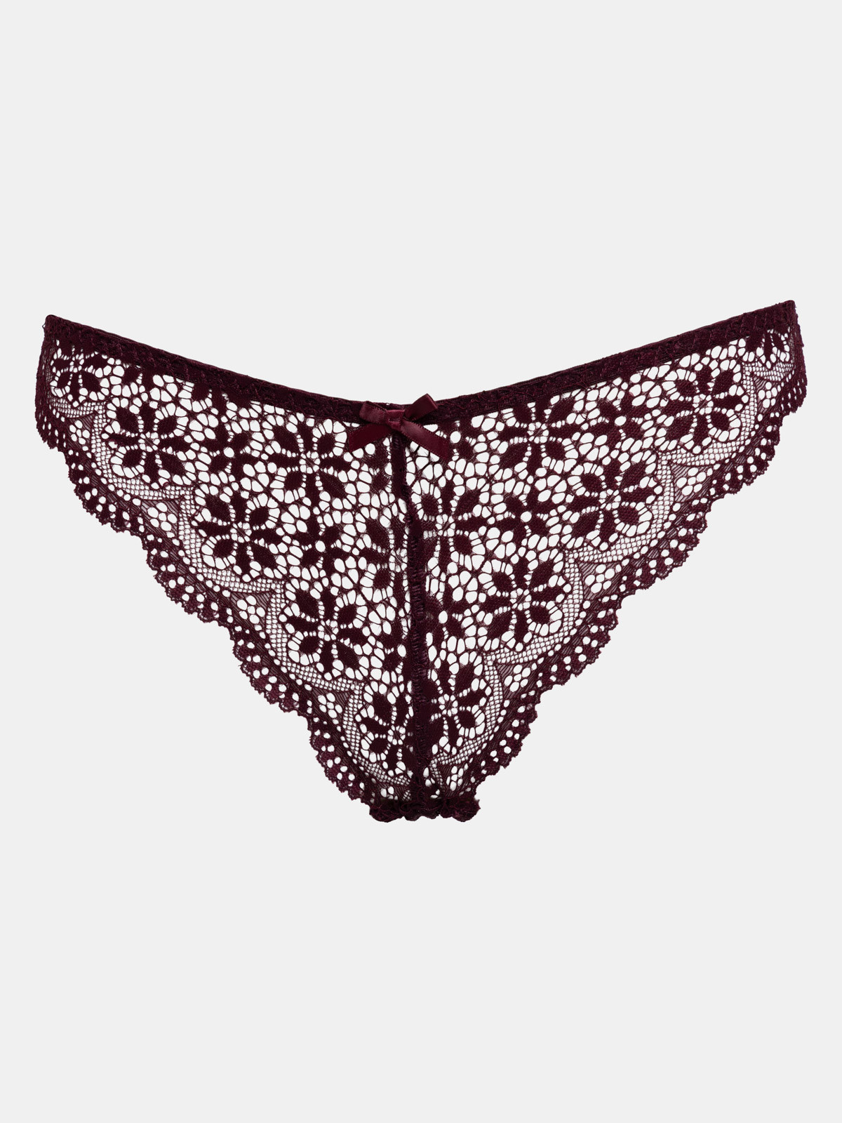Tanga dentelle bourgogne femme (S-XL) Tanga dentelle bourgogne femme (S-XL)