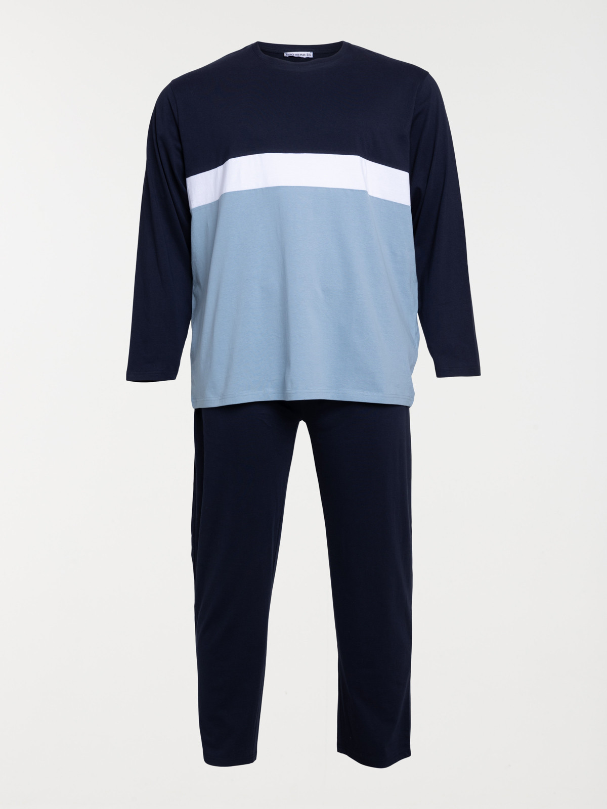 Pyjama tricolore grande taille homme