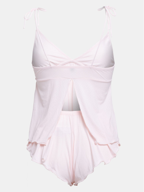 Pyjashort dos ouvert femme