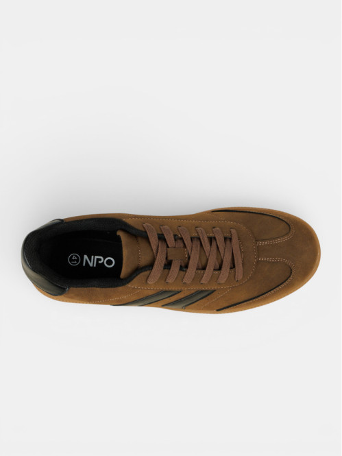 Baskets bandes noires homme...