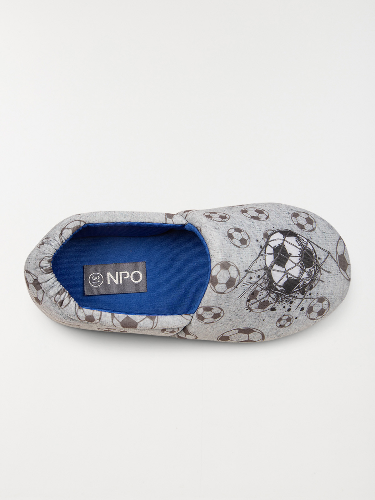Chaussons gris football garçon (31-35)