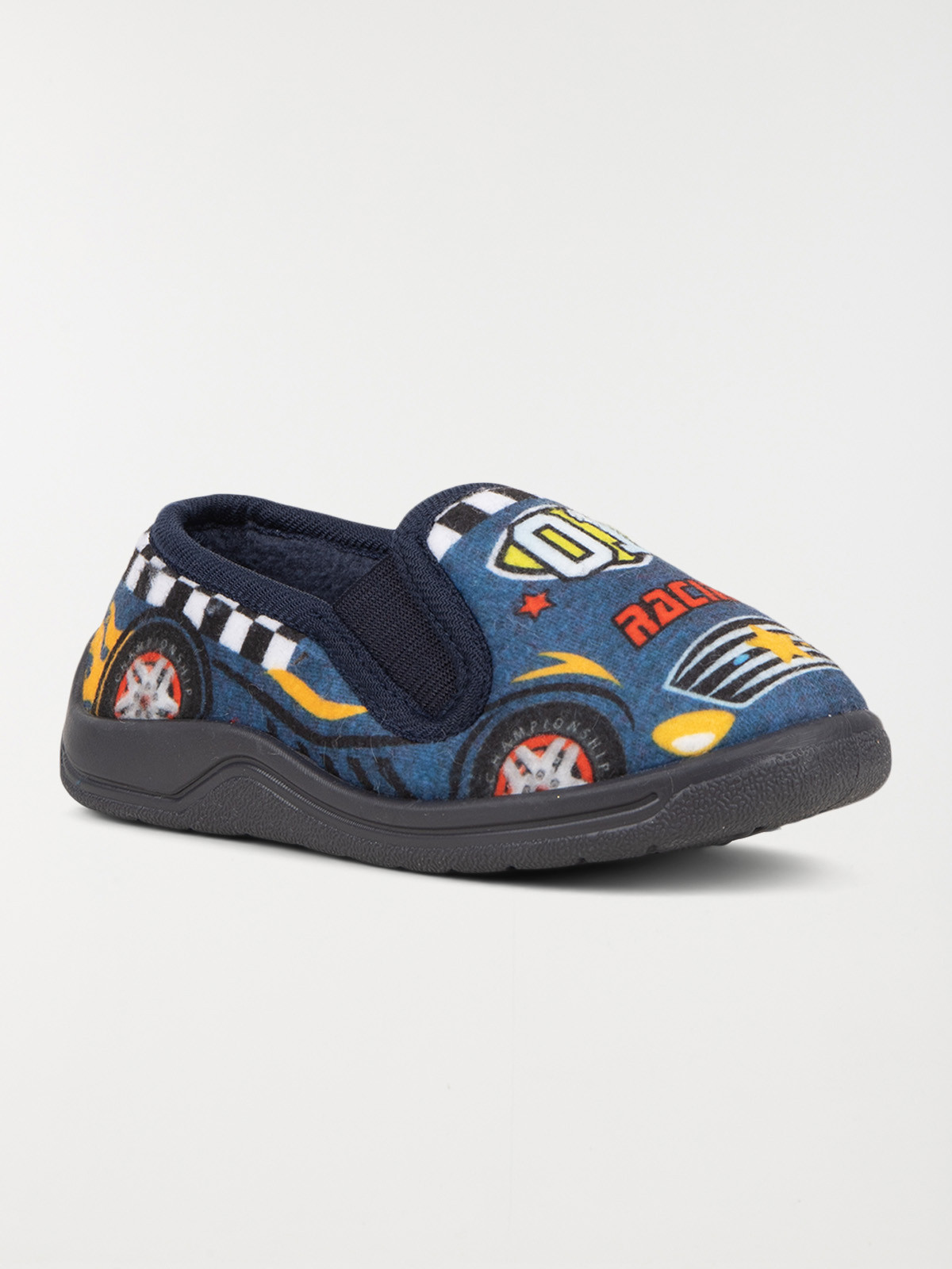 Chaussons imprimé course garçon (31-35)
