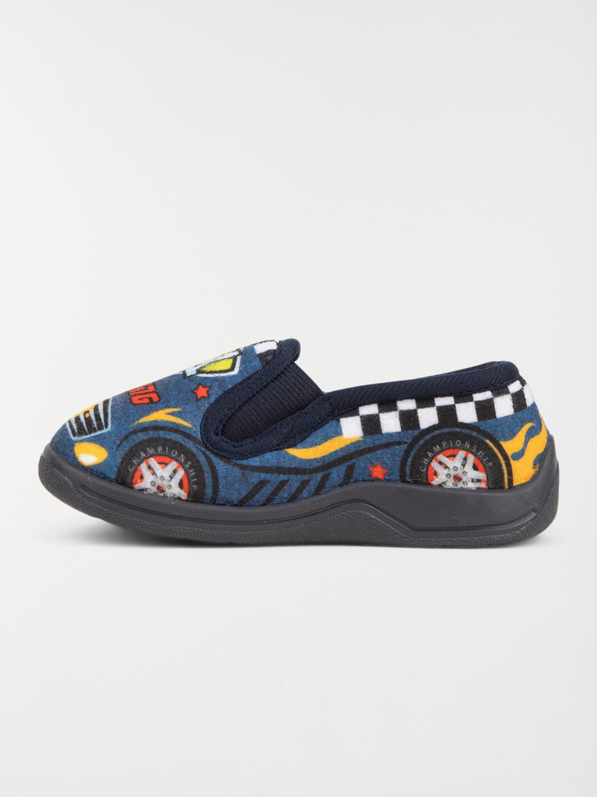 Chaussons imprimé course garçon (31-35)