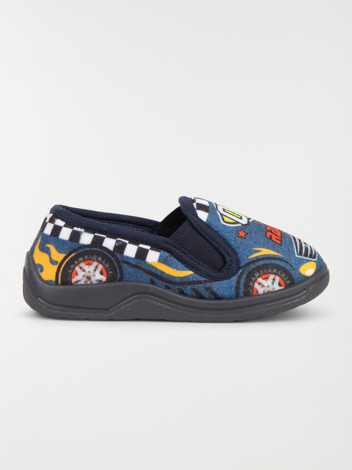 Chaussons imprimé course garçon (31-35)