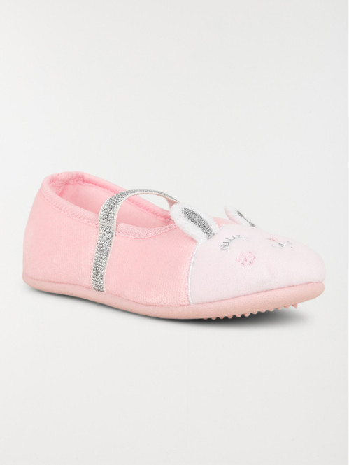 Chausson ballerine lapin...