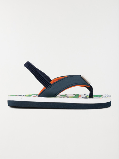 Tongs imprimées garçon (24-30)