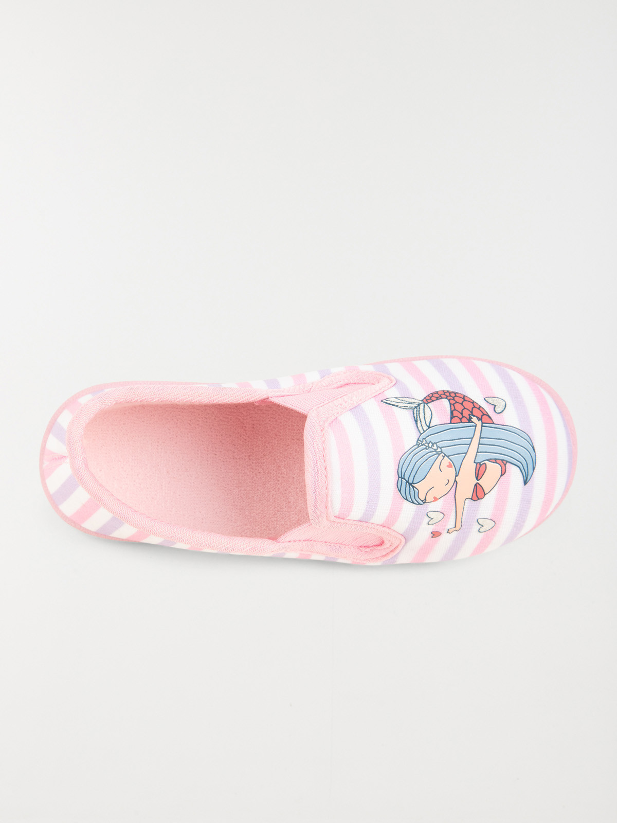 Chaussons rayés sirène fille (24-30) Chaussons rayés sirène fille (24-30)