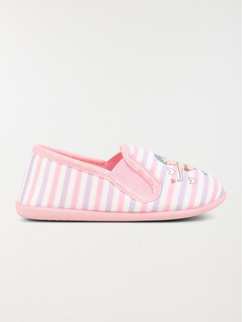Chaussons rayés sirène...
