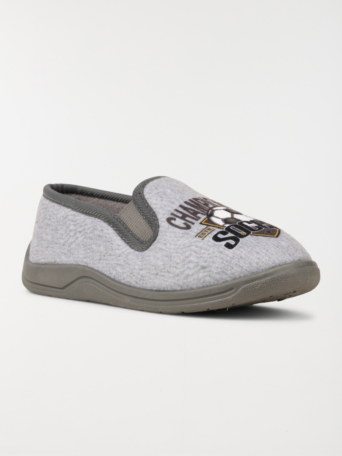 Chausson foot gris garçon (31-35) Chausson foot gris garçon (31-35)