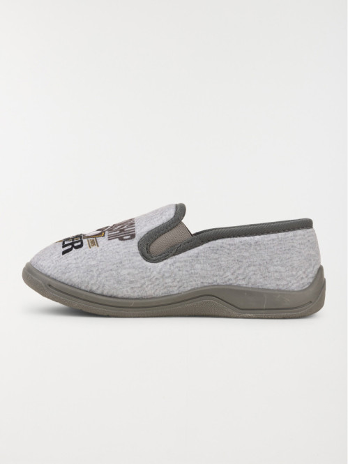 Chausson foot gris garçon...