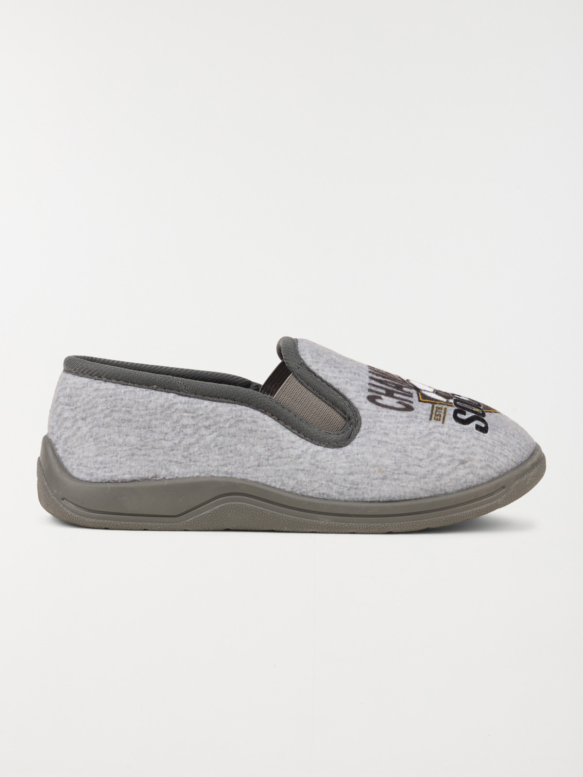 Chausson foot gris garçon (31-35) Chausson foot gris garçon (31-35)