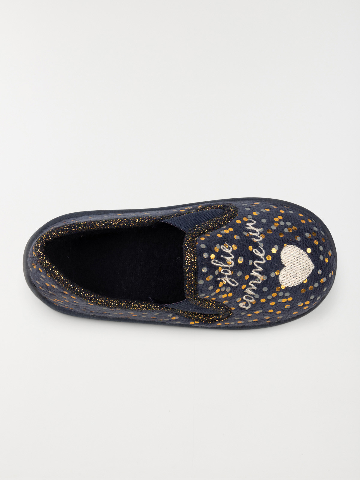 Chaussons pois dorés fille (25-30) Chaussons pois dorés fille (25-30)