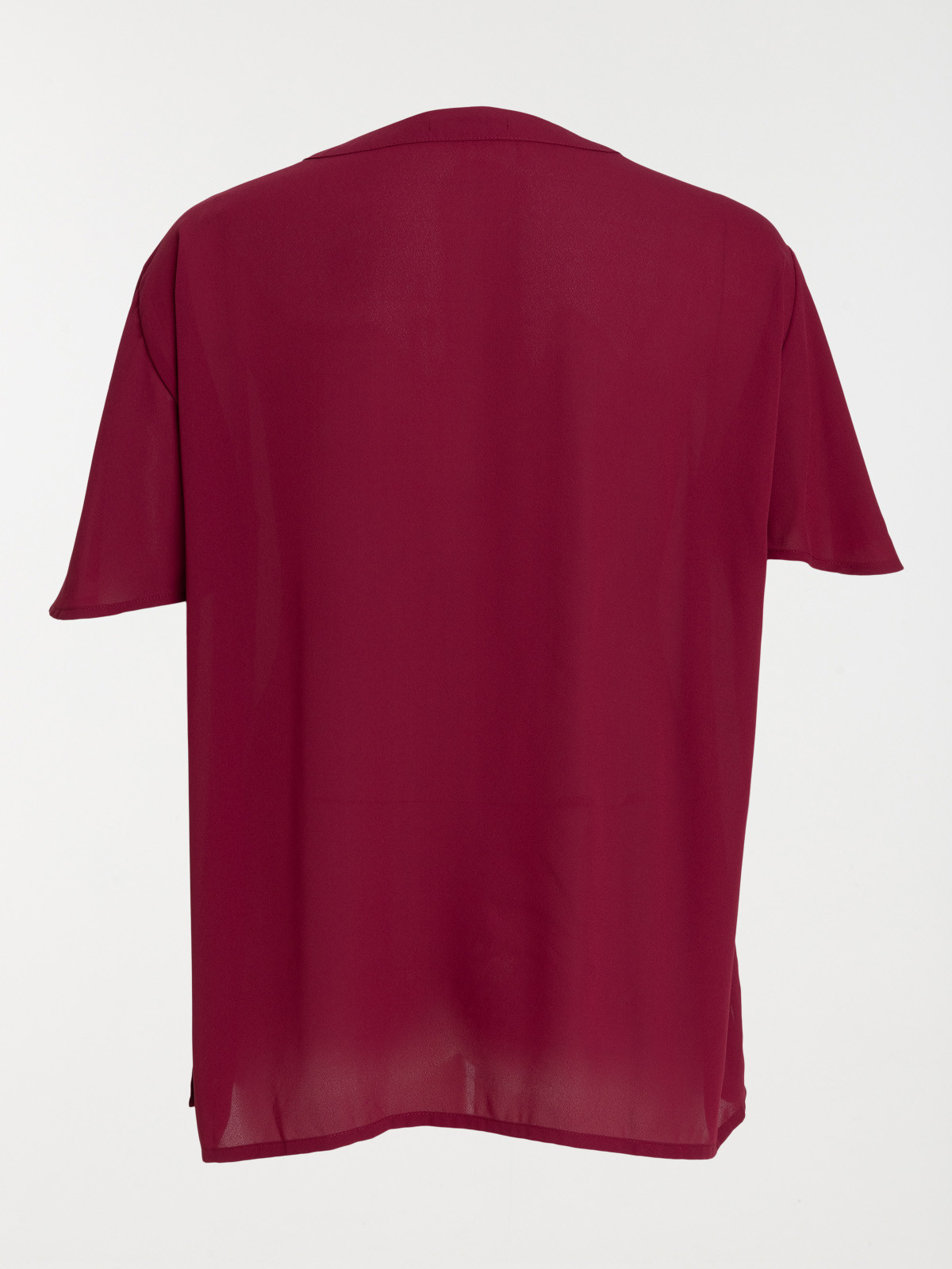 Blouse lie de vin grande taille femme